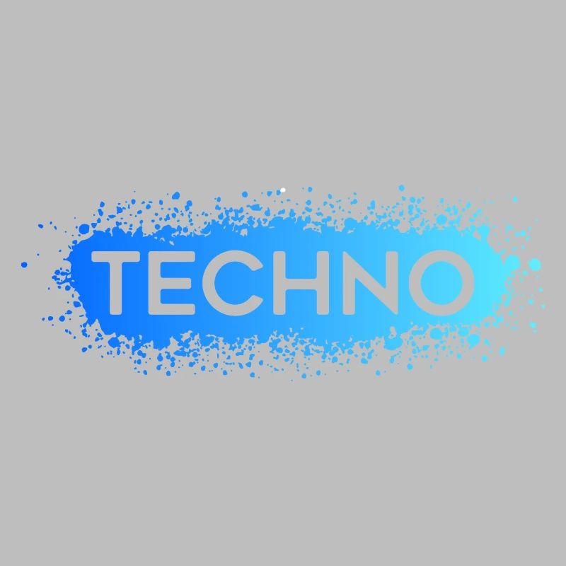 Techno Techno Blue Splat