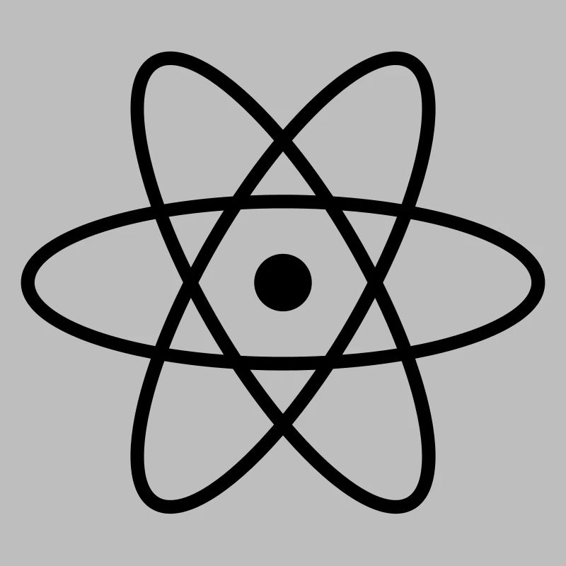 Atom Symbol Idee Geschenk Zeichen Physik