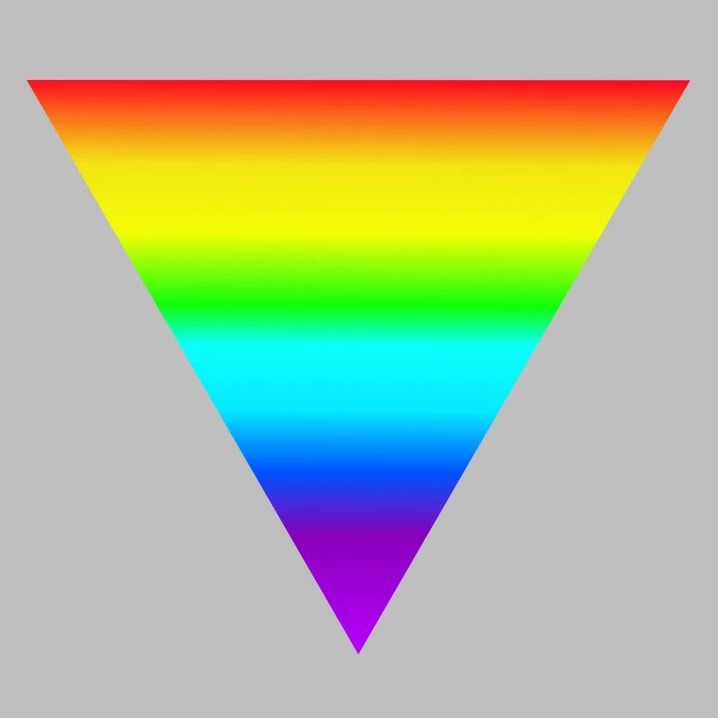 Rainbow triangle