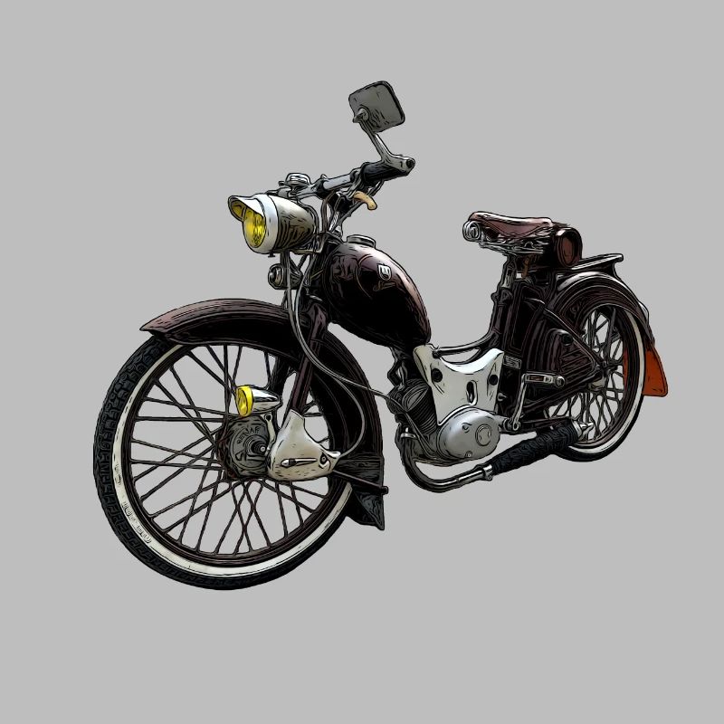 Simson Custom SR2 Conversion Rat Rod