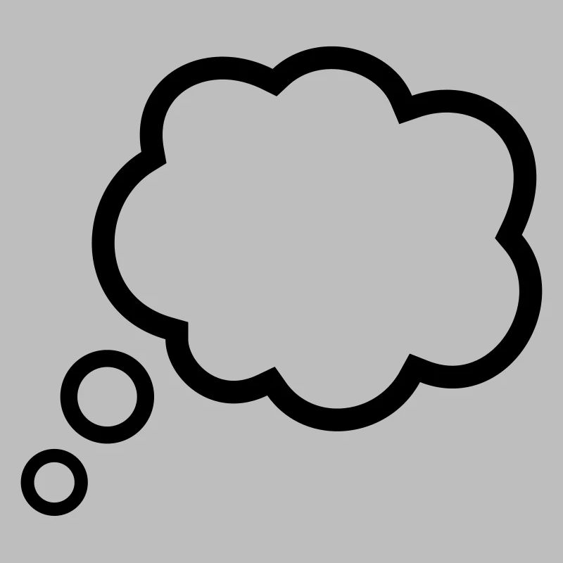 Thinking Bubble Comic Pensée Bulle Bulle Pensées