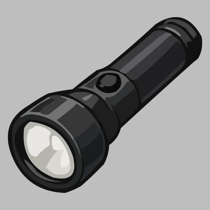 Illustration de lampe torche compacte
