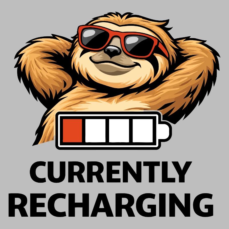 Sloth Chill Battery Tee