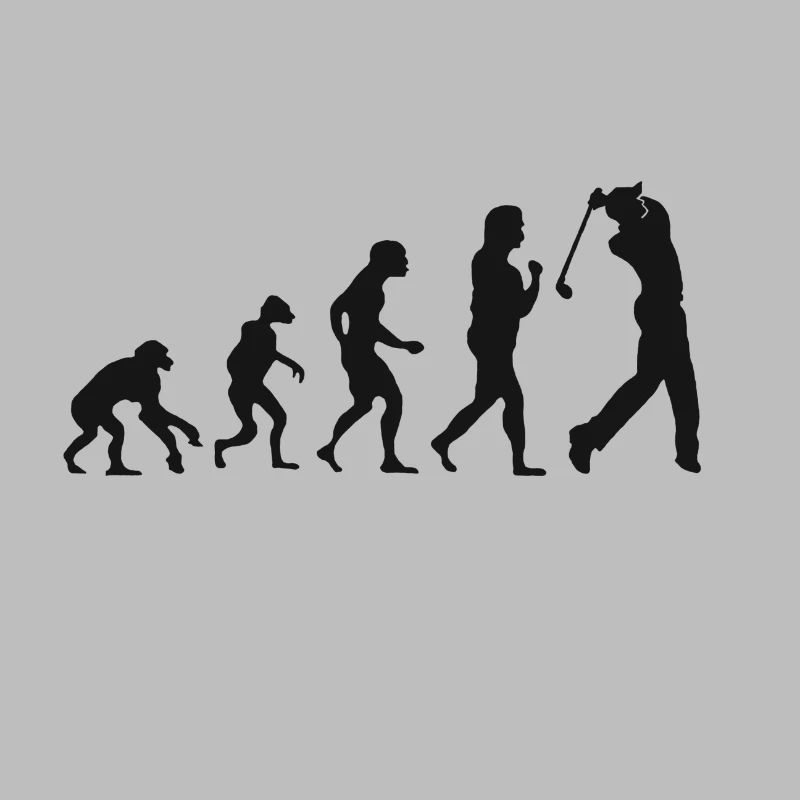 Golfeur évolution golfeur golf évolution
