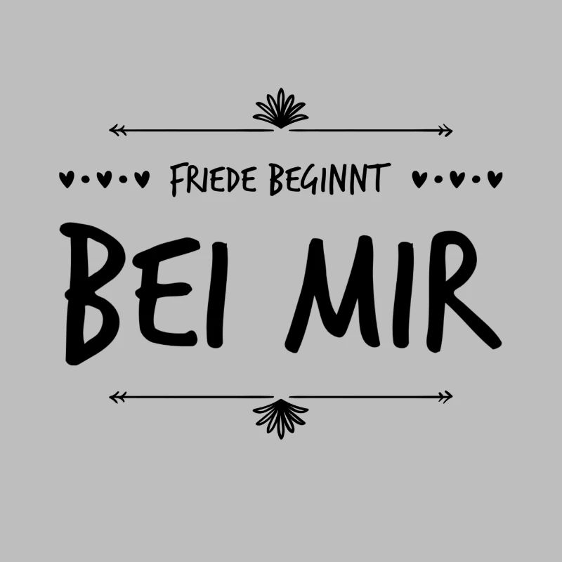 Friede beginnt bei mir
