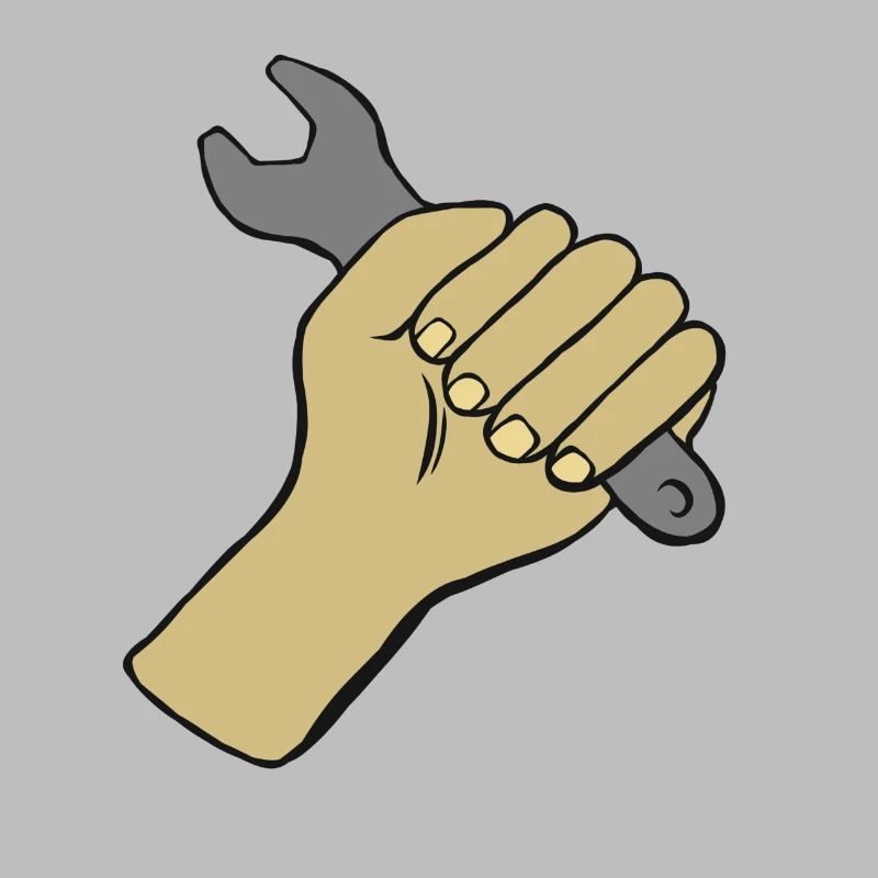 Open ended wrench tool handyman screwdriver hand