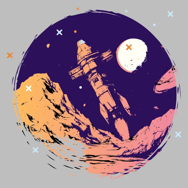 fusée espace école de l’espace début Allez nerd de l’espace