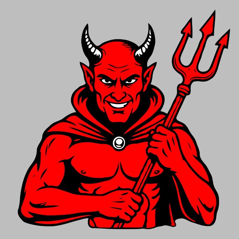 Devil Trident Satan Hell Evil Horns Horror