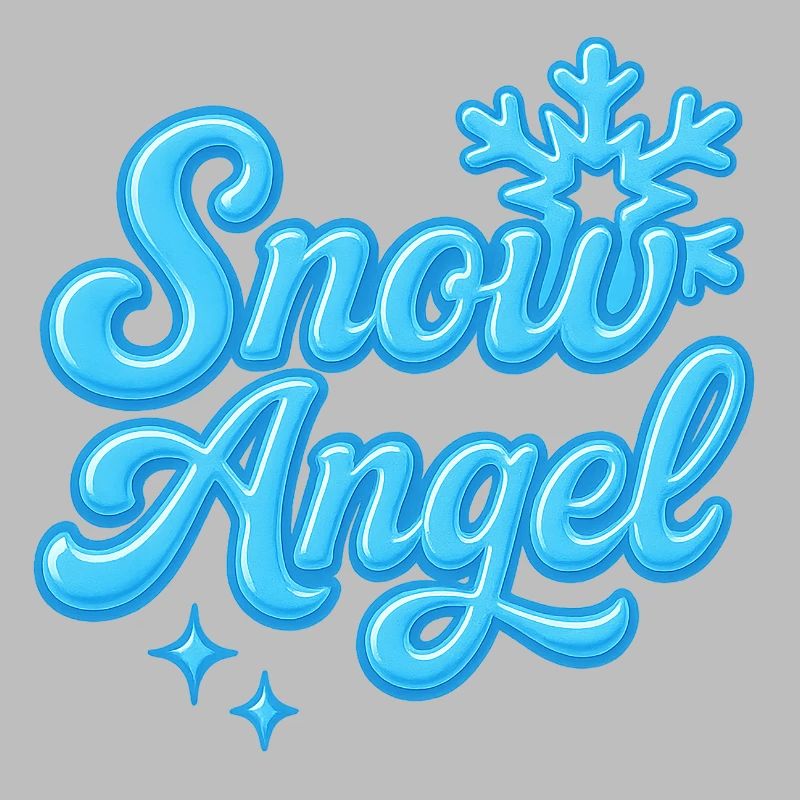 snow angle / y2k statement design 