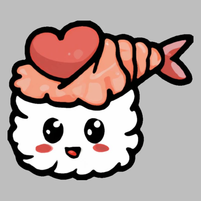 Sushi Garnelen mit einer Portion Liebe