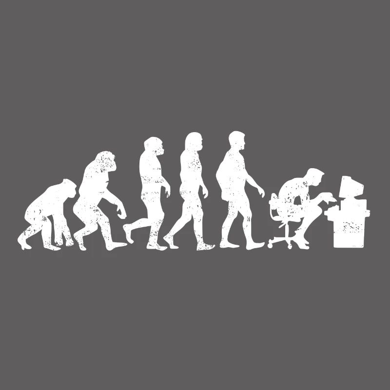 évolution des programmeurs codeur cadeau informatique