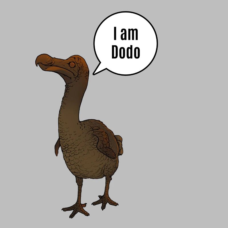 Dronte Dodo Doudo Dudu extinct bird