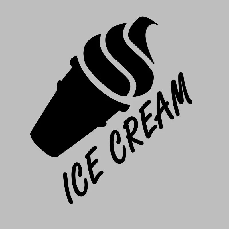 Eine softe Eiscreme in der Waffel