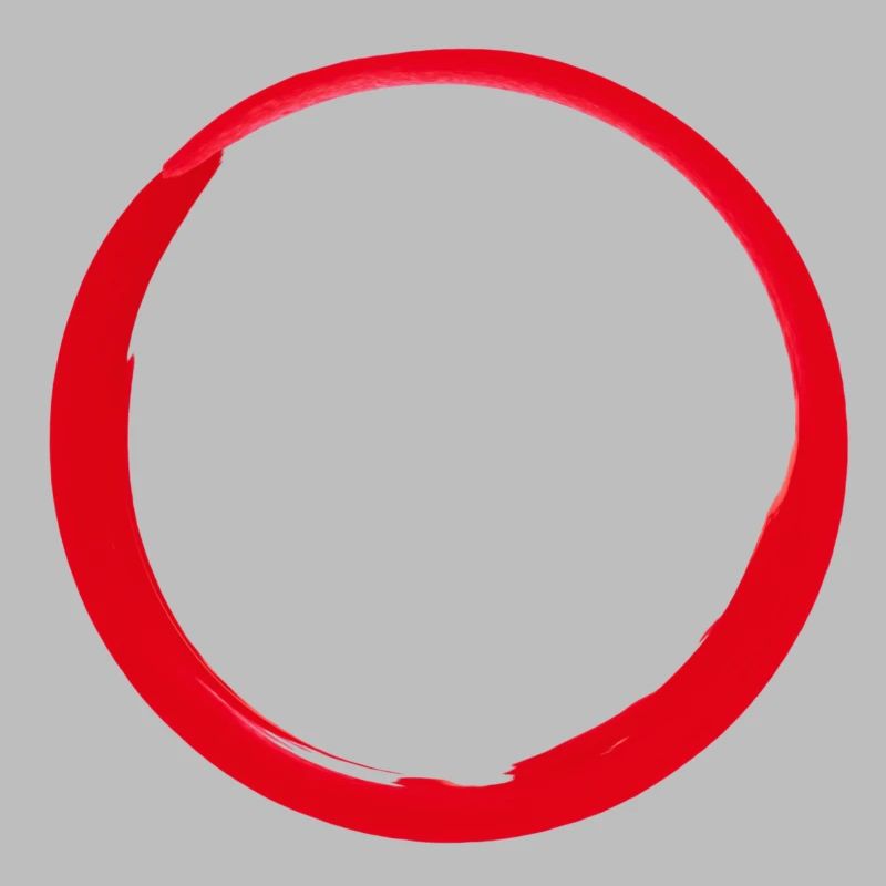 Red circle