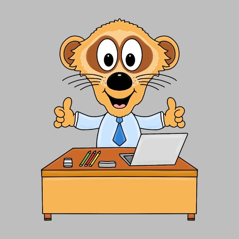 ERDMÄNNCHEN - ARBEIT - JOB - BERUF - MITARBEITER