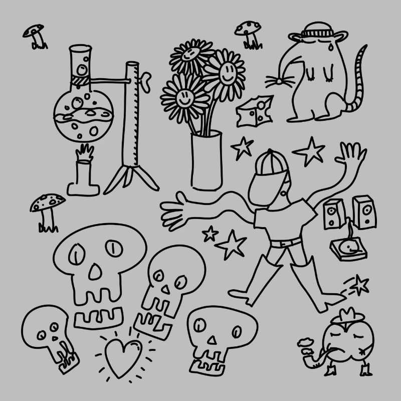 Kritzeln oder nach Hause gehen