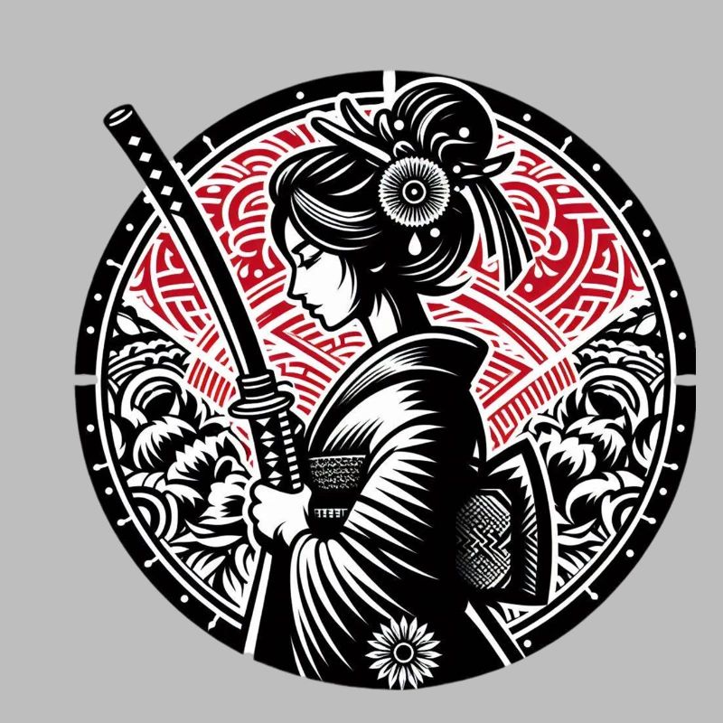Samurai-Mädchen
