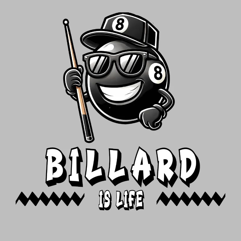 Billiards, c’est la vie - Conception cool à 8 boules