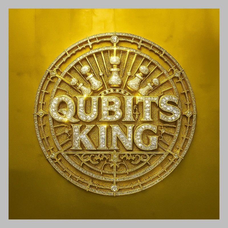 Conception de la pièce d’or Qubits King