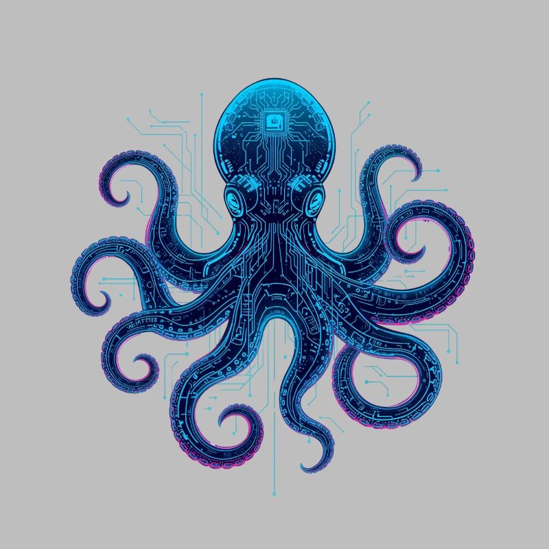 Cyberneon Octopus circuits