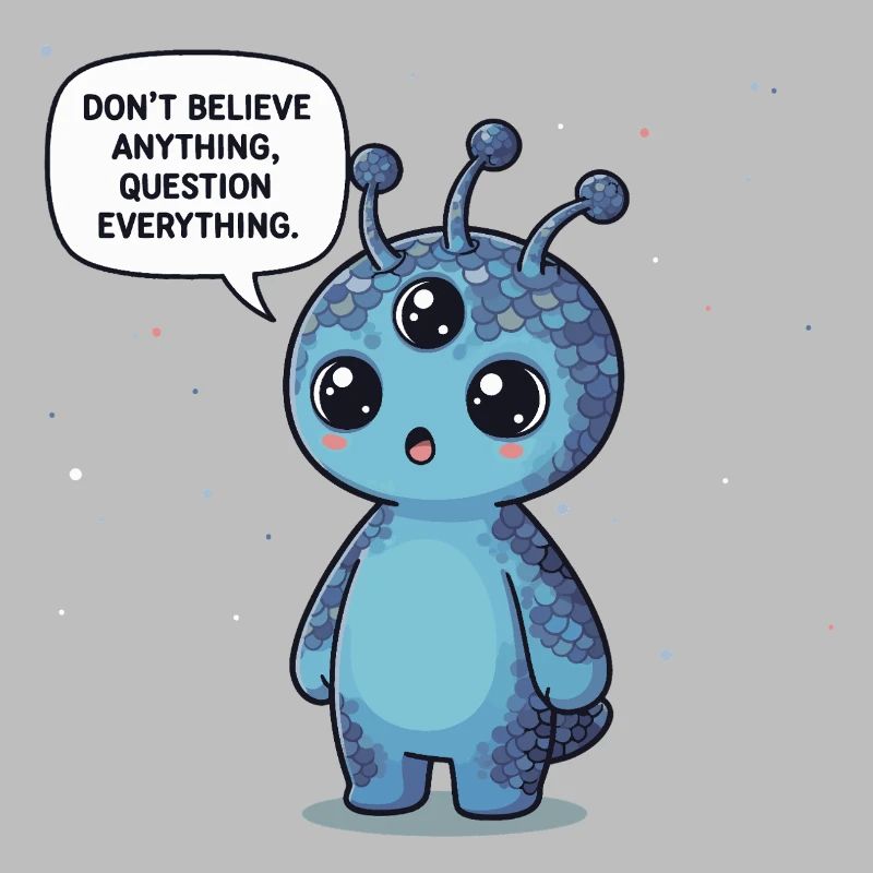 Cute Alien: Statement - Question everything