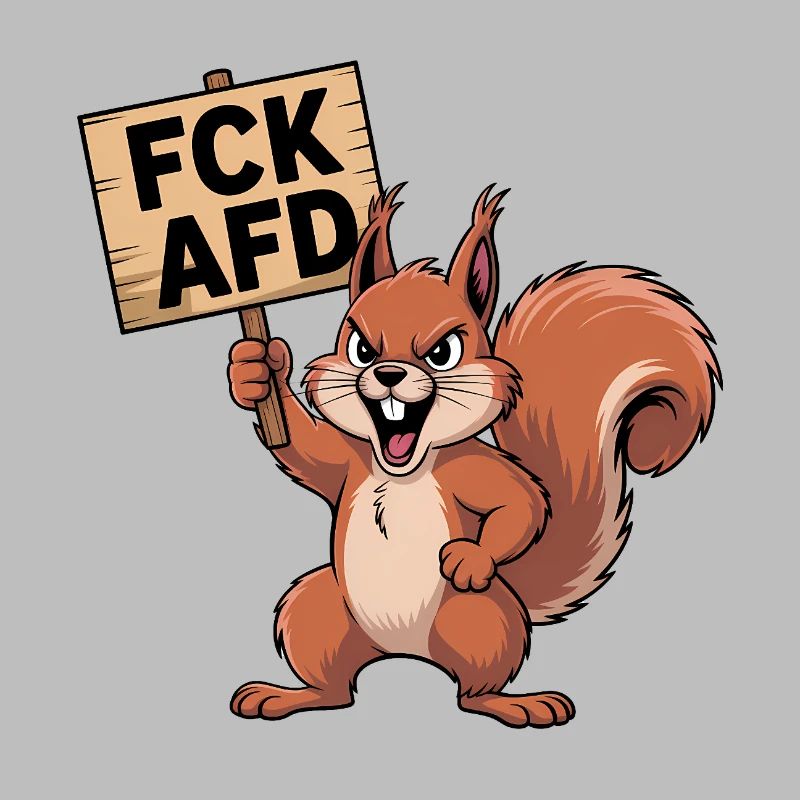FCK AFD - Antifa Eichhörnchen Tee