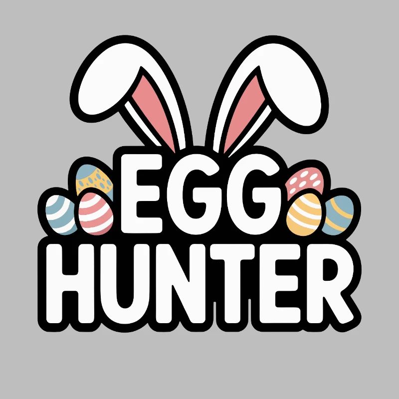 Egg Hunter Bunny – Easter Design