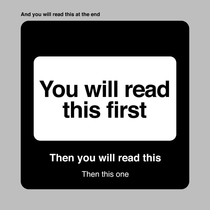 Read First Humor Mind brain perception thoughts