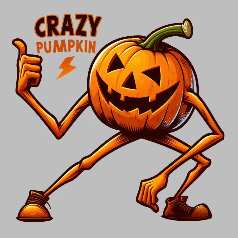 Crazy Veggies: Pumpkin Poser
