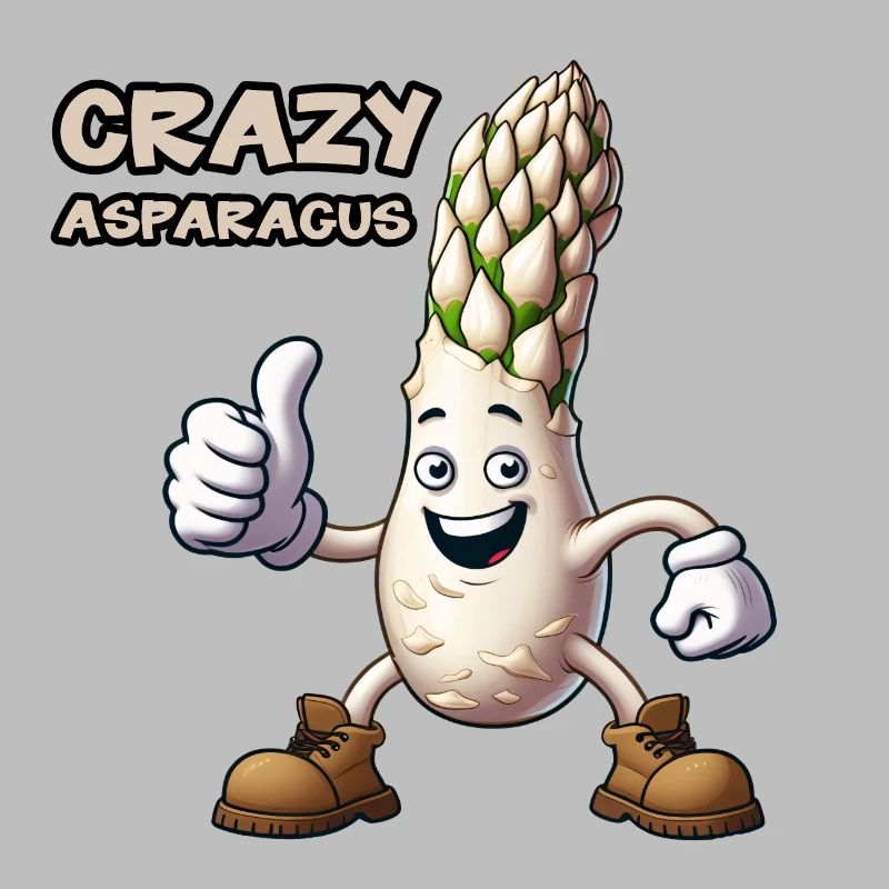 Crazy Veggies: Asparagus Bodybuilder Pro Thumbs Up