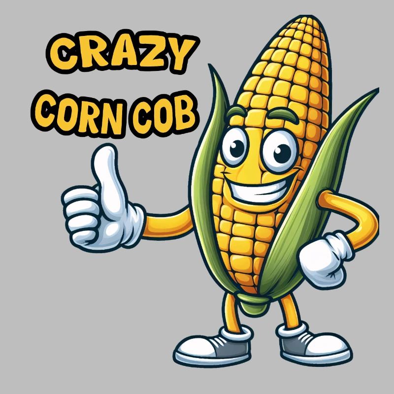Crazy Veggies Corn Cob Thumbs Up