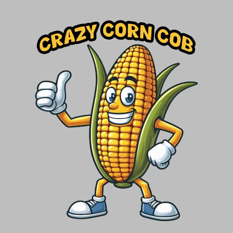 Crazy Veggies: Corn Cob Thumbs Up