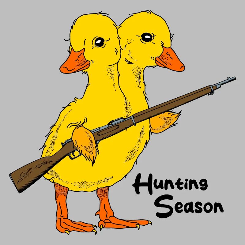 Two-headed duck hunter