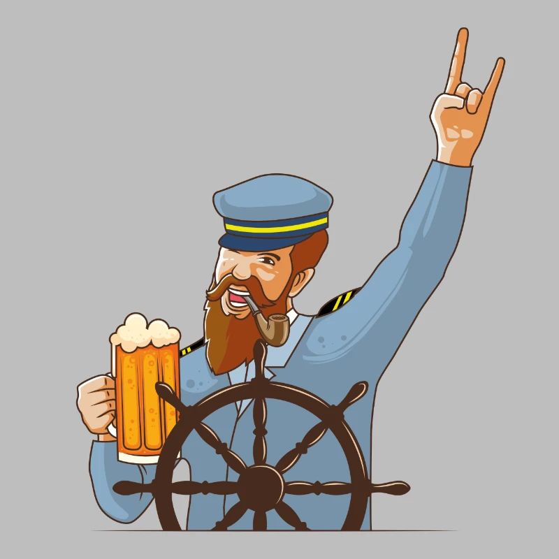 captain sailor comic beer