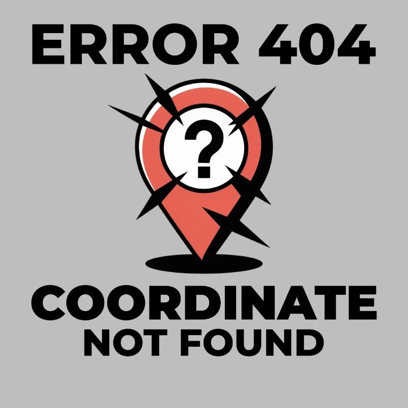 Point d’interrogation Épingle Emplacement perdu Erreur SIG