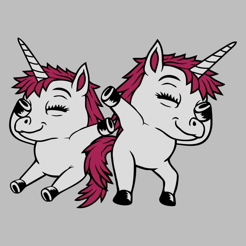 2 Dabbing dancing unicorns