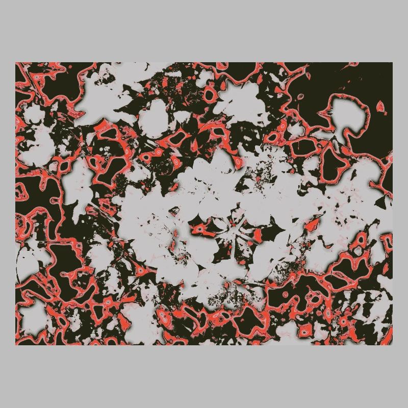 Red Nebula Abstract Pattern