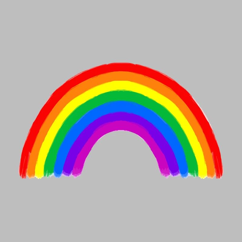 Retro Regenbogen Bunt Geschenk