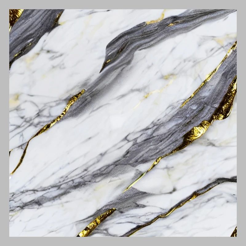 Marble White Gold Structure