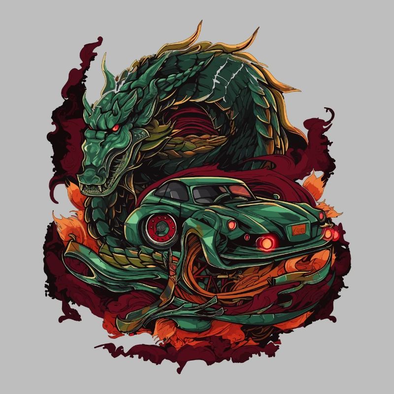 Drachen Auto