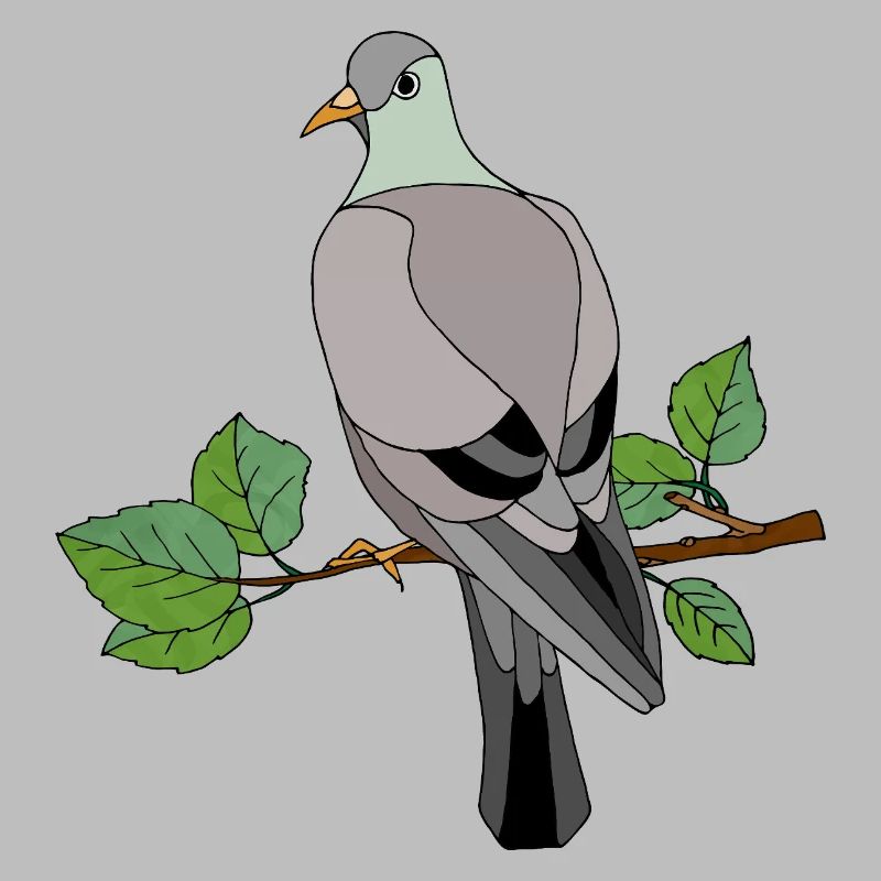 Bunter Vogel