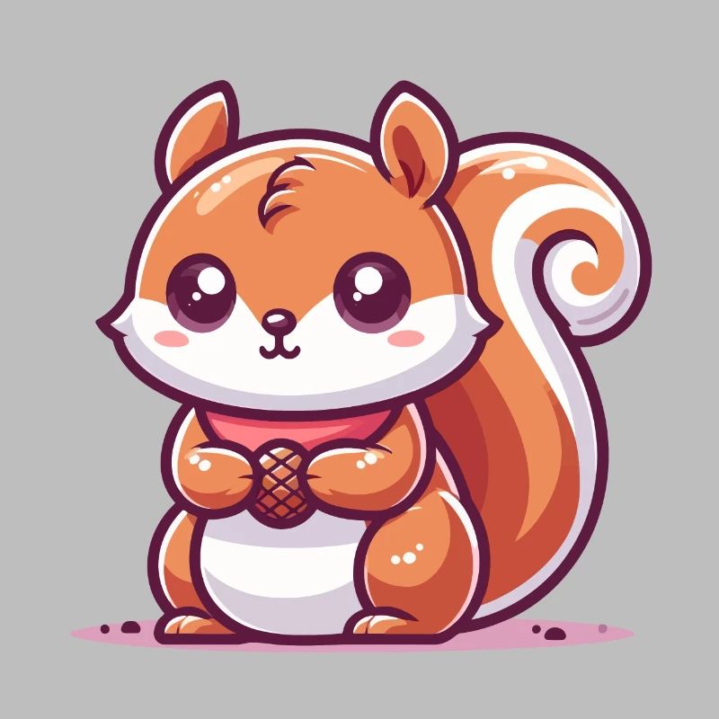 Eichhörnchen mit einem Samen