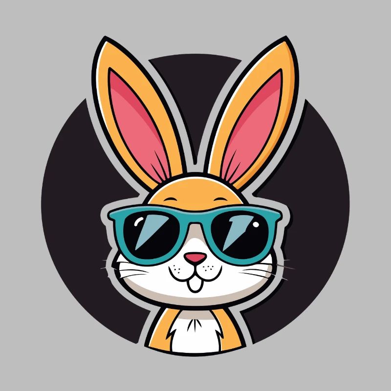 Solarbunny mit blauer Brille