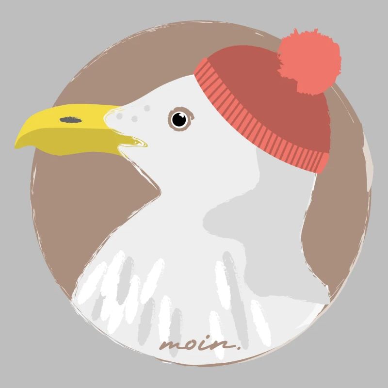 Möwe rote Mütze | moin