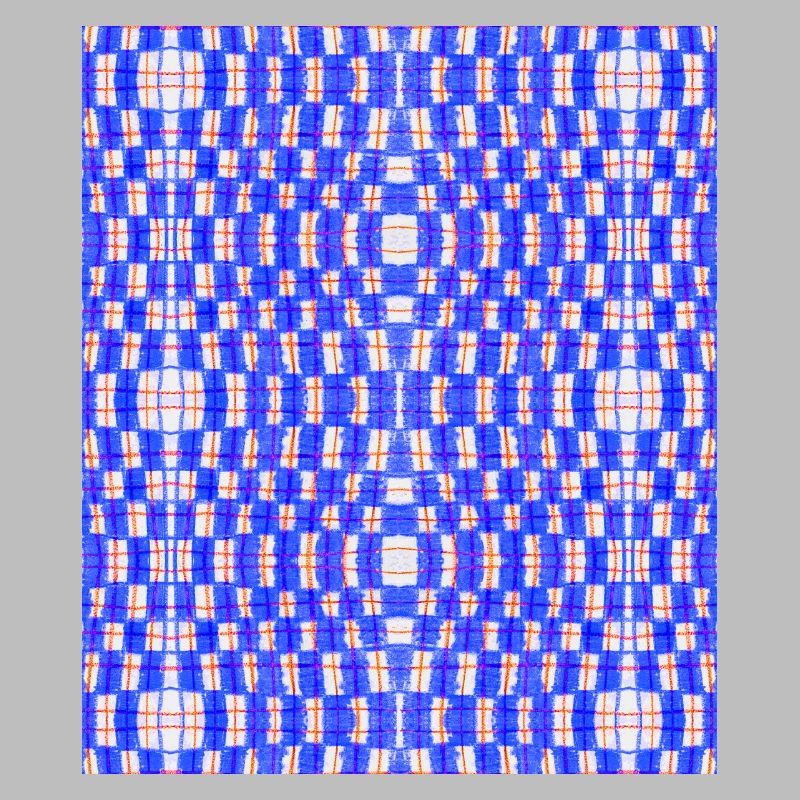 Mandala bleu
