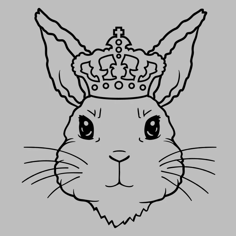 Rabbit King Crown Face