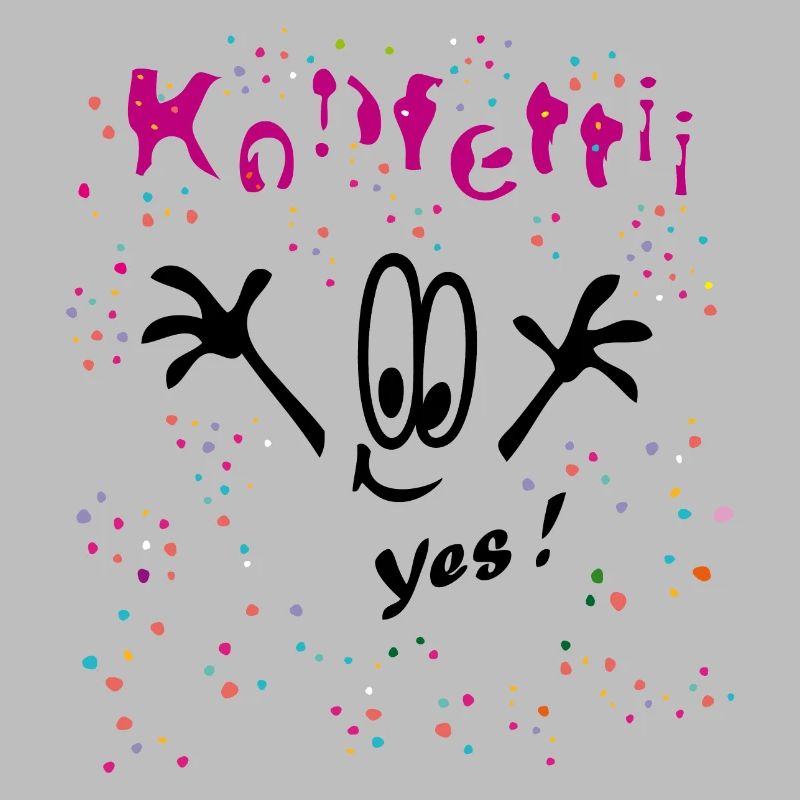Konfetti Karneval Comic