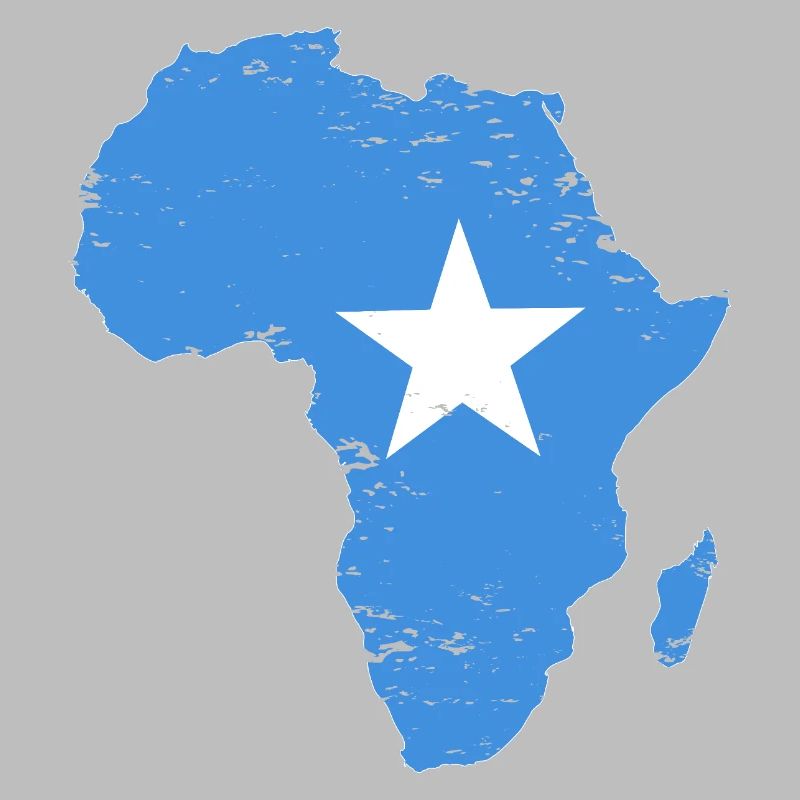 Drapeau somalien Afrique utilisé