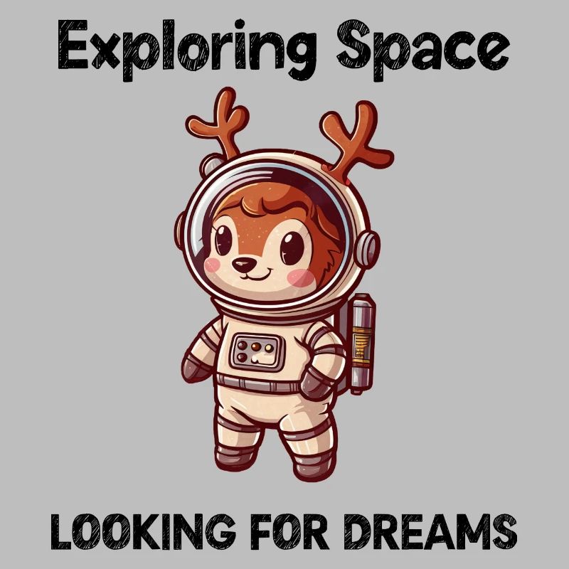 Deer Looking For Dreams Outer Space