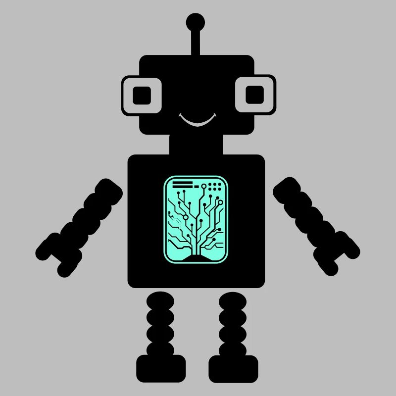 Roboter Comic